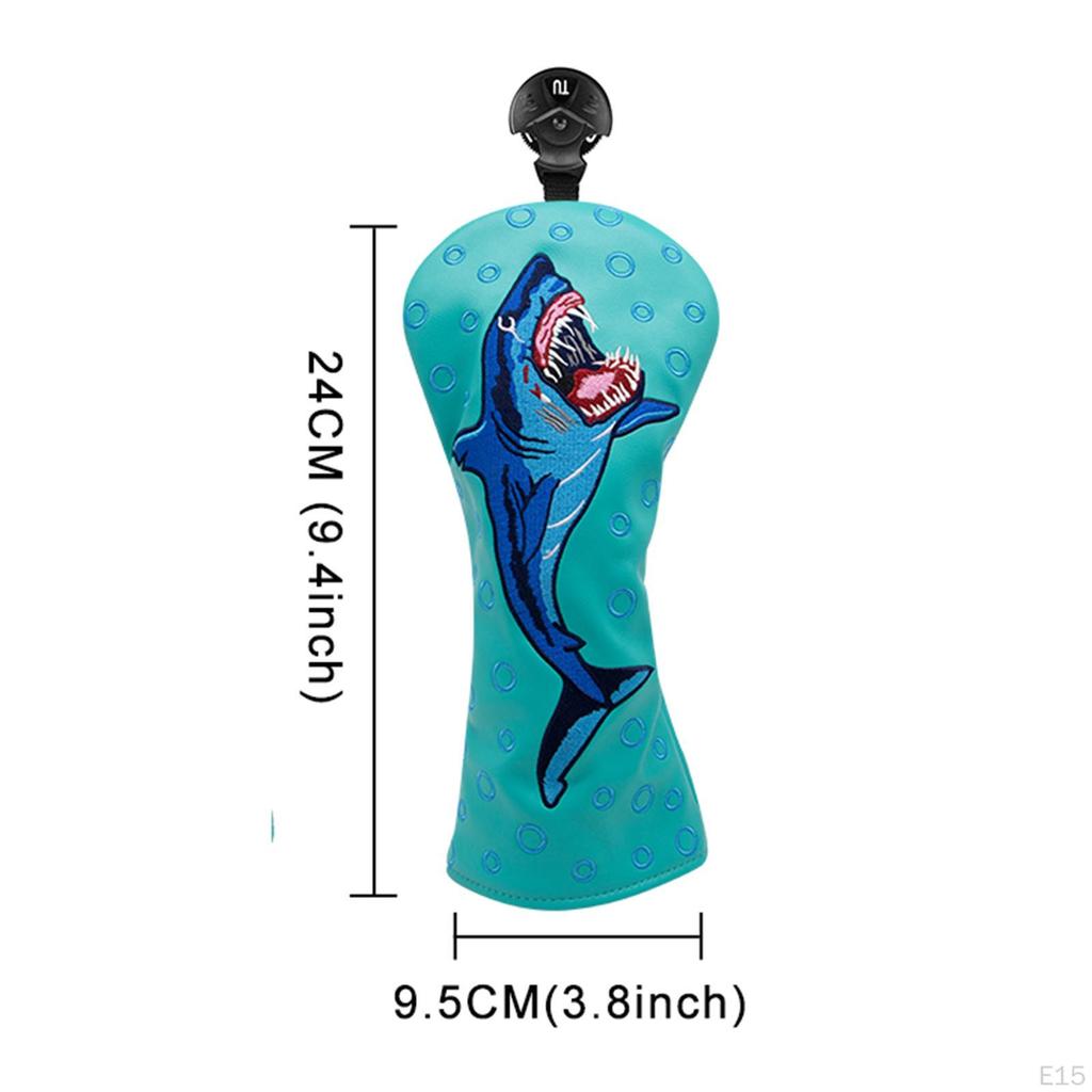 Fashion Golf Club Head Cover Interchangeable No. Tag Waterproof Case Fleece 3 5 UT Headcover Men