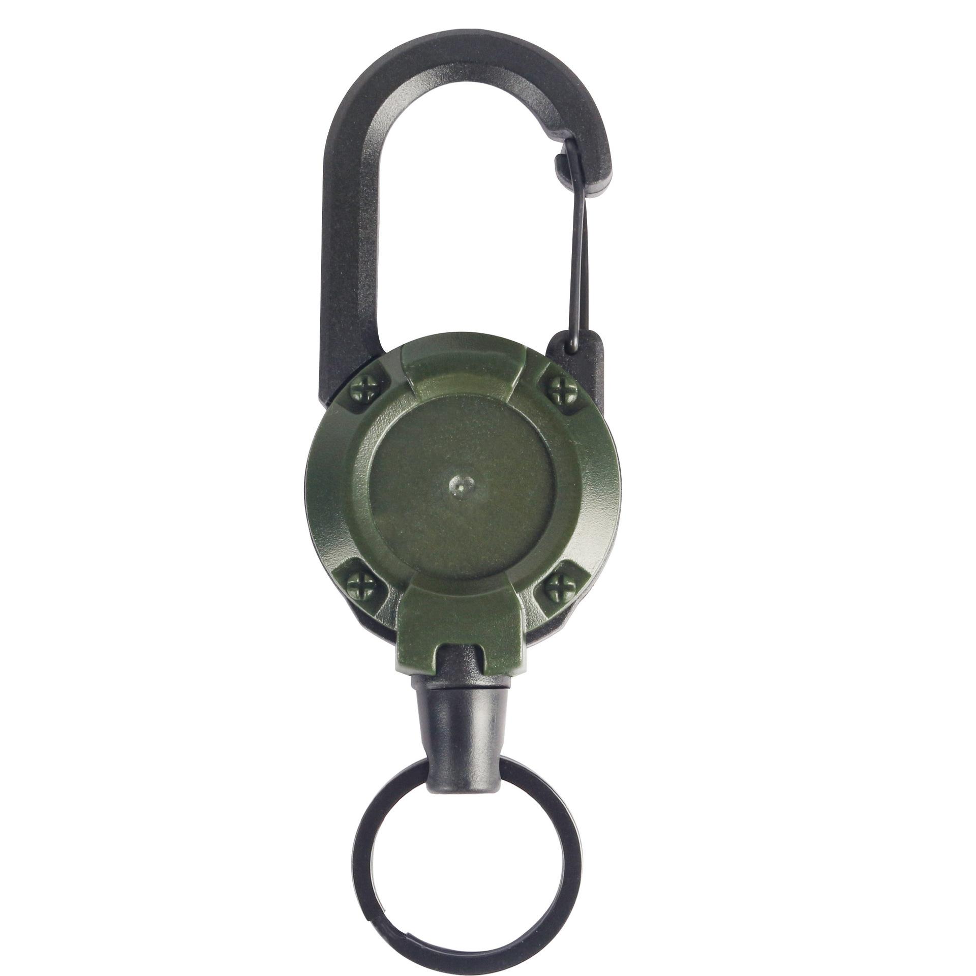 Outdoor Automatic Retractable Wire Rope Reel Retractable Key Chain With Steel Cable Key Ring Retractable Keychain Tool