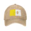 Vatican Flag Baseball Cap Golf Hat Unisex Foam Party Hat Luxury Unisex Hat Golf Wear Unisex Womens