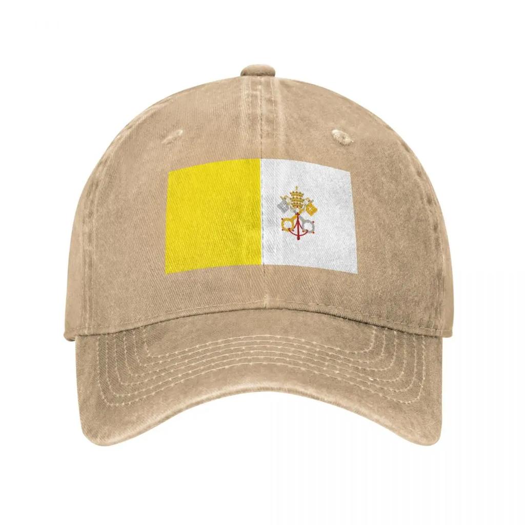 Vatican Flag Baseball Cap Golf Hat Unisex Foam Party Hat Luxury Unisex Hat Golf Wear Unisex Womens