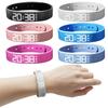 Vibrating Alarm Wristband Waterproof Silent Vibration Alarm Watch with Step Counter Pedometer for Deepsleepers Elderly Sleepers