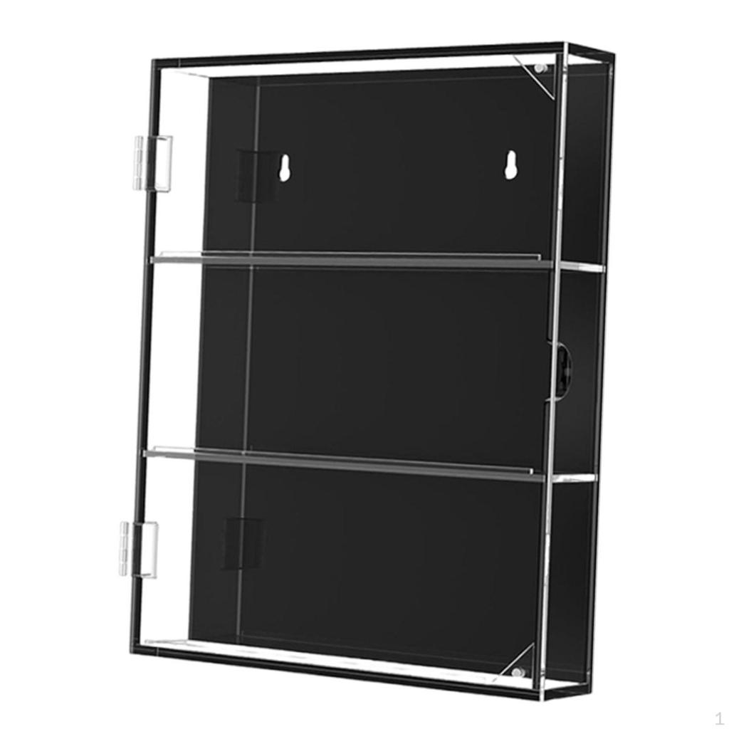 And Versatile Acrylic Wall-mounted Display Case for Baseball Cards, Hockey Collectibles.