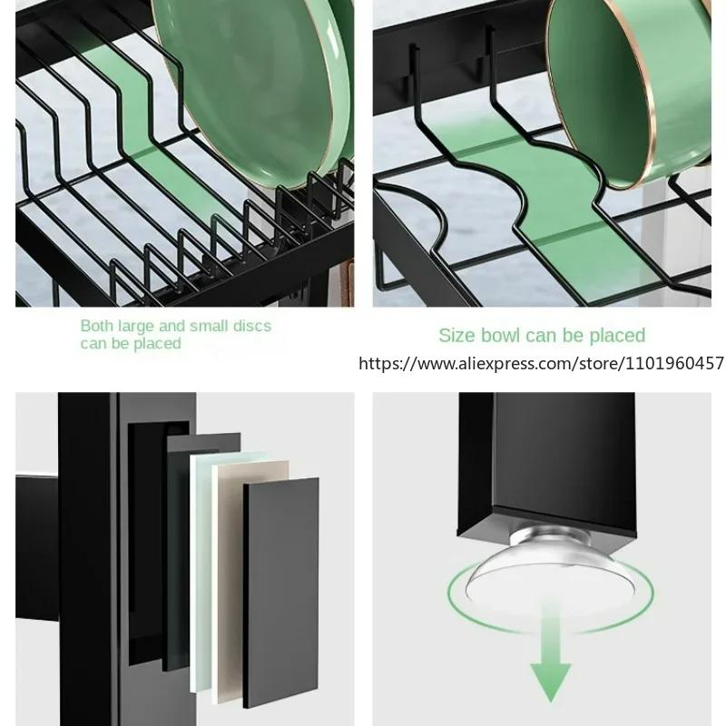 Over The Sink Rack, Fits All Sinks, Adjustable Dish Drying Rack, Dish Drying Rack Above Kitchen Sink, Easy Installation