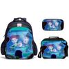 Doll Collective Probe Children'S Fun Three-Piece Set Woody Bass School Bag Pencil Bag Thermal Insulation Meal Bag Student Campus Set