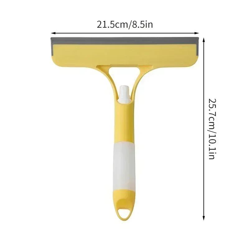

Portable Spray & Squeegee Combo - The Ultimate Tool for Car Windows, Shower Doors & Mirrors, No More Streaks or Drips