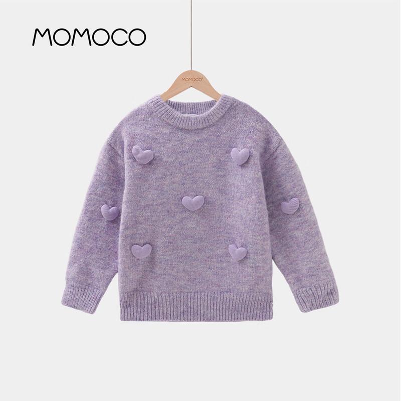 MOMOCO Girls  Heart Design Winter Sweater 90