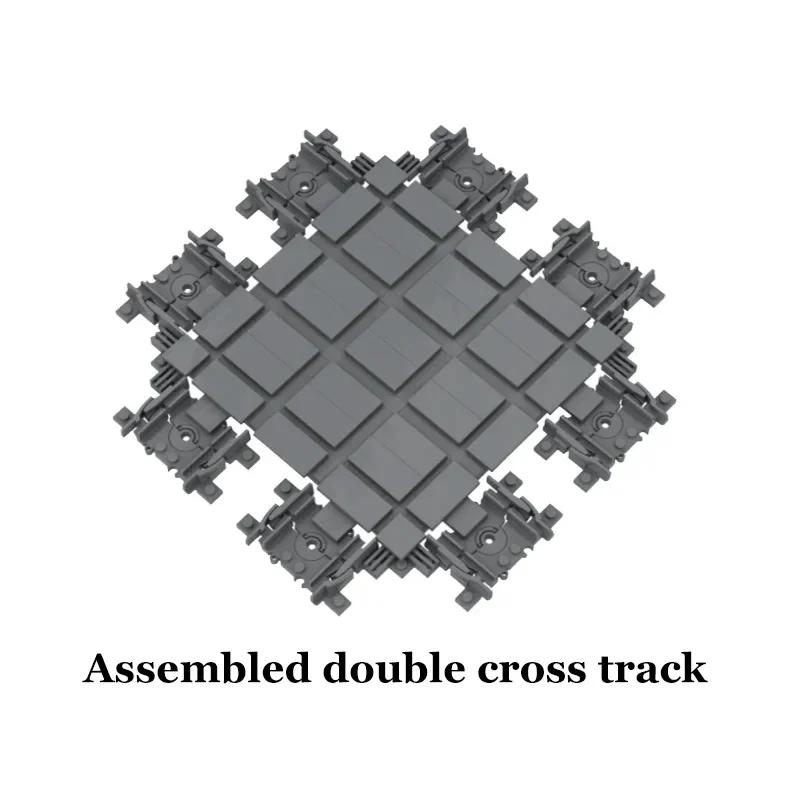 

Міські поїзди Гнучкі колії Розгалужена Пряма Вигнута М яка рейка Стрілочний перевід Будівельний блок Цеглини Дитяча DIY Високотехнологічна Креативна іграшка