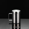 Tasse isolante Qianxing en acier inoxydable 316 finition mate avec couvercle