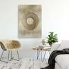Canvas Print Golden Circle