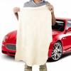 1pc Auto Natural Shammy Chamois Leather Car Cleaning Towels Drying Washing Cloth 25x40cm White Towel Car Wash And Maintenance