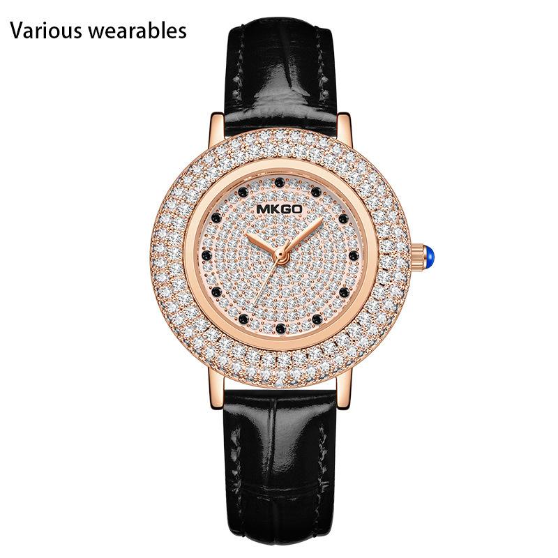 

Новые нишевые легкие роскошные полностью бриллиантовые ювелирные изделия с кристаллами и драгоценными камнями водонепроницаемые женские часы с поясом