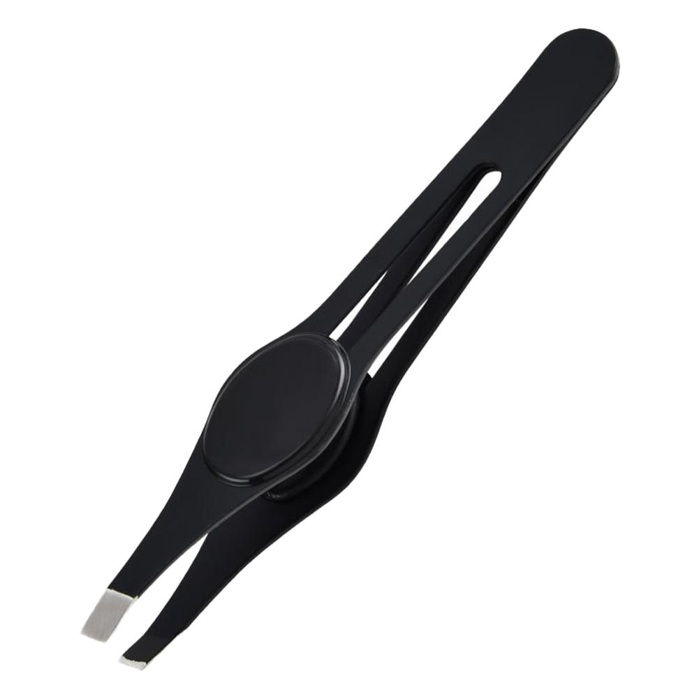 

Инструменты для красоты Пинцет для бровей с большим животиком Нержавеющая сталь Пинцет для бровей Пинцет для стрижки бровей Диагональный Плоский рот чёрный