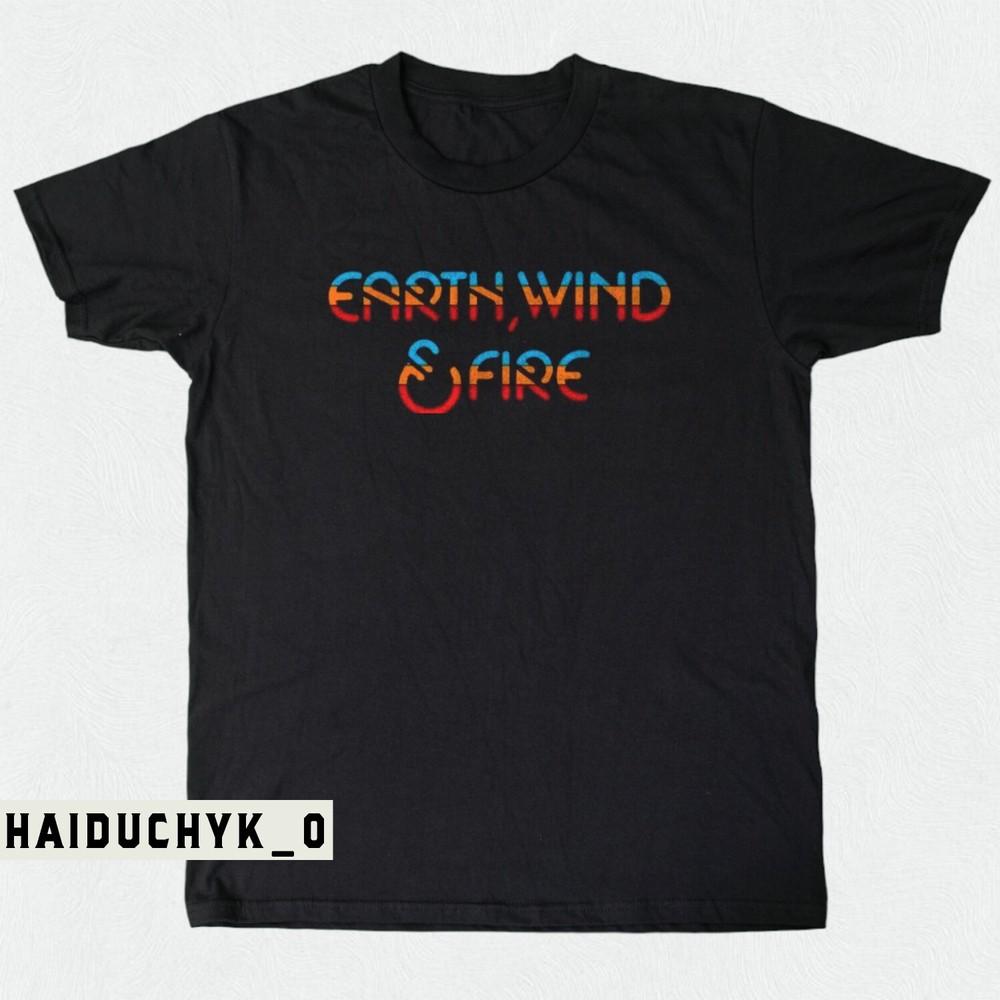 Earth Wind And Fire Shirt Music Band Unisex Black T-shirt S-5XL Unisex T-Shirt XXXL
