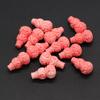 20Pcs/Pack Pink Gourd Vase Shaped Synthetic Coral Loose Beads for Jewelry Making DIY Necklaces Bracelets Accessories Mother's Day Gifts 12x20mm