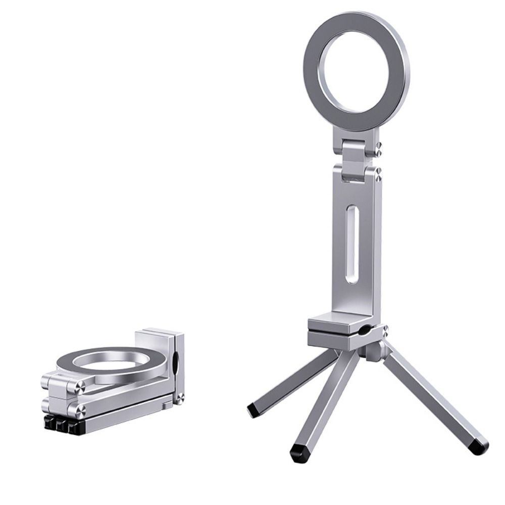Strong Adsorption Phone Tripod Angle Adjustable Phone Handle Creative Magnetic Phone Holder  Vlog