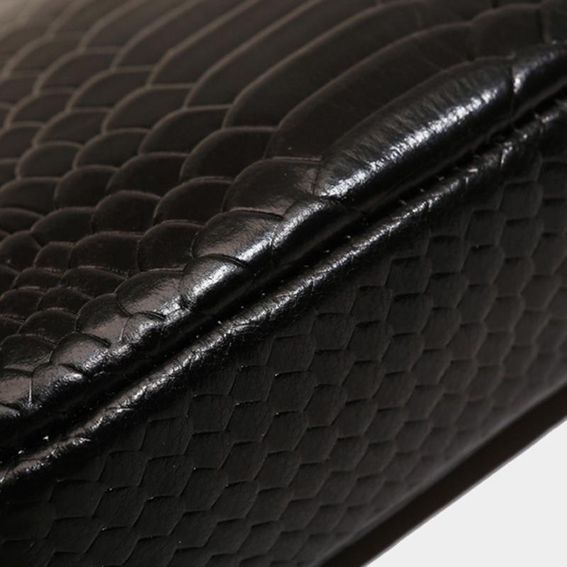 One-shoulder Messenger Women's Bag Crocodile Pattern First Layer Cowhide