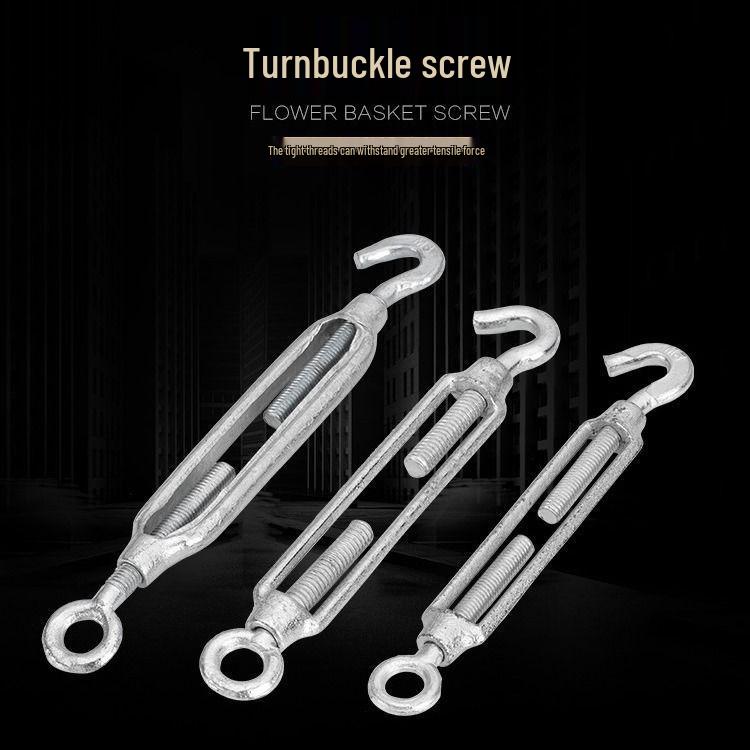 Open Body Steel Wire Rope Turnbuckle Tensioner