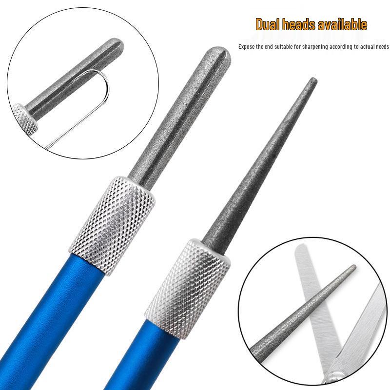 Mini Portable Sharpening Pen: Pen-Style Knife and Fish Hook Sharpener with Whetstone for Outdoor Use