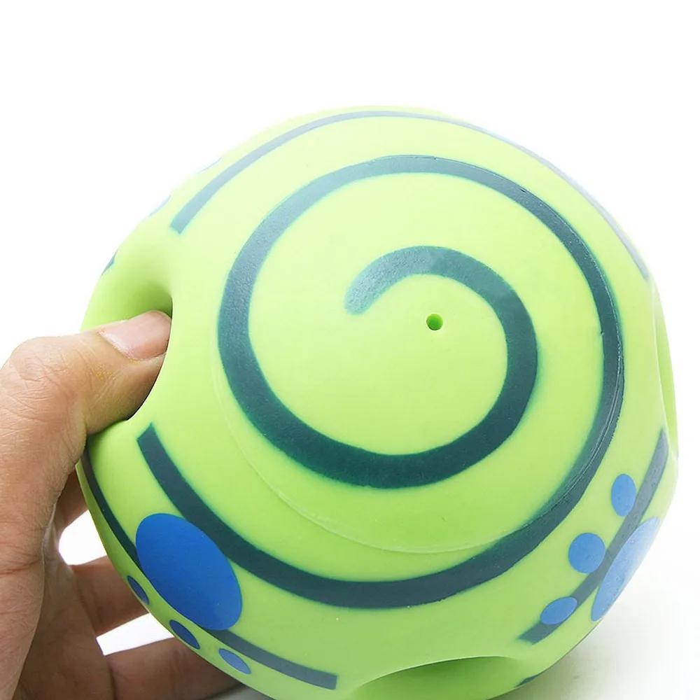 Interactive Dog Toys Ball Fun Giggle Sounds Ball Puppy Chew Toy Wobble Wag Giggle Dog Play Ball Training Sport Dog Toys