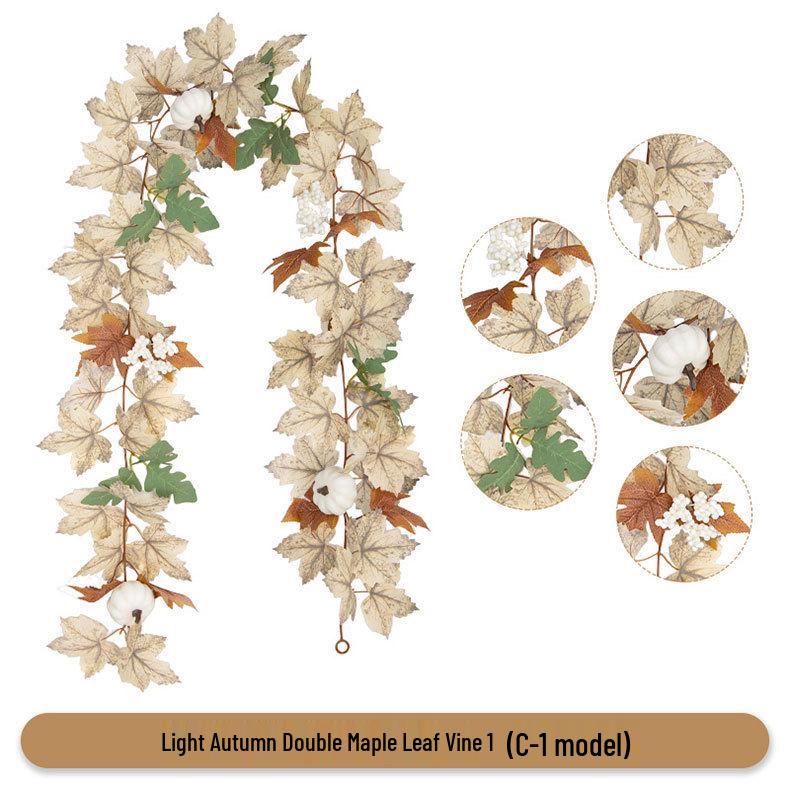 Skladem Podzimní a Halloweenská dekorace z javorových listů pro Vánoce a Den díkůvzdání