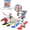 Jogo Divertido Twister para Interior e Exterior Jogo de Tabuleiro Clássico Torce o Corpo das Crianças Esportes para Adultos Brinquedos Interativos para Festas de Família e Amigos