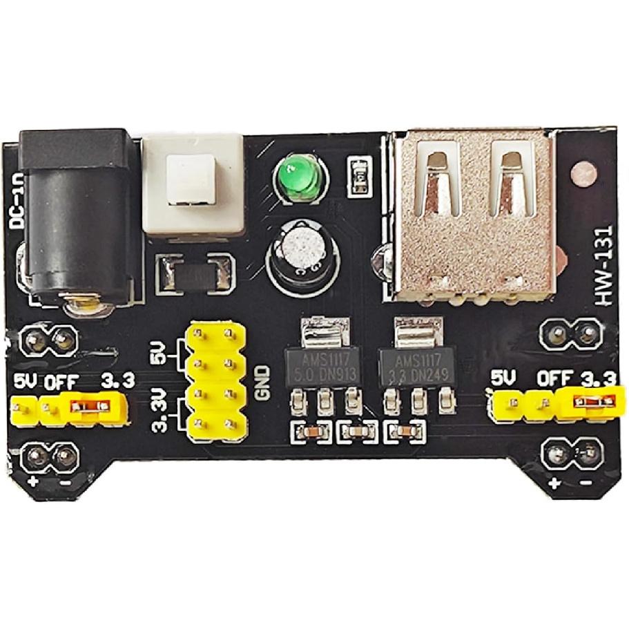 Breadboard Kit with 830-Tie-Point, 400-Tie-Point Boards, 3x170-Tie-Point Mini Boards, 65Pcs Flexible Wires, 9V DC Adapter for Arduino, IoT & STEM