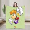 Атака Летающего Кулака Плед Rayman Уютный для Дивана Дома Модный Плед Зимний для Путешествий Фланелевое Покрывало