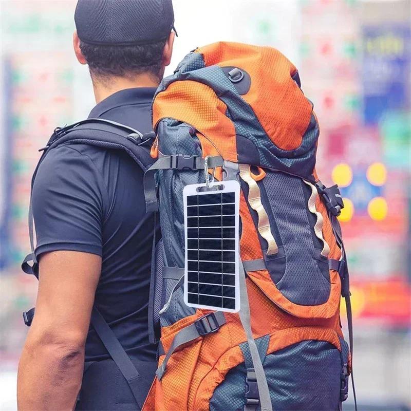 Solar Charger Portable W/USB-C Fast Charging for IPhone Samsung Power Banks Camping Hiking Emergency Power Supply EESBAO