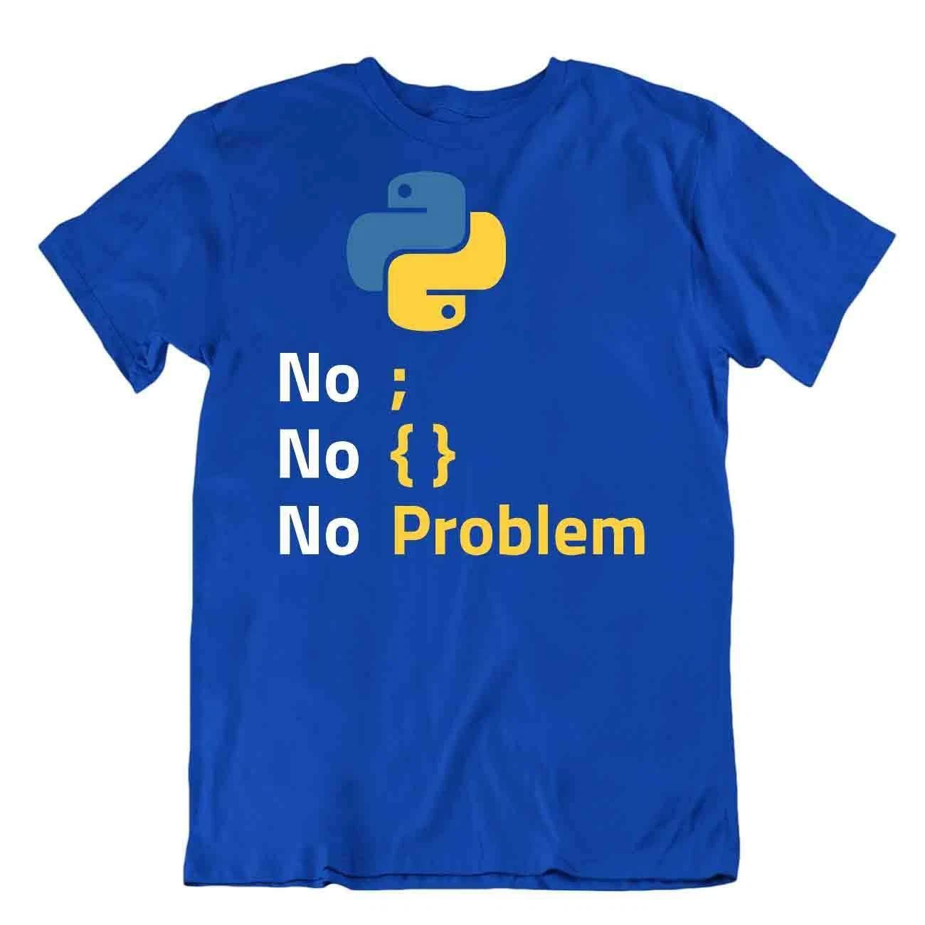 No Problem Computer Design Tshirt Programmer Codin T-Shirt Funny Tee 4XL