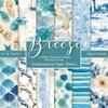 Ocean Scrapbook Paper Blue Sea Origami Papers 24 Sheets Single-Sided Beach Shell Decoupage Patterned DIY Cardmaking Journaling Junk Journal Cardstock