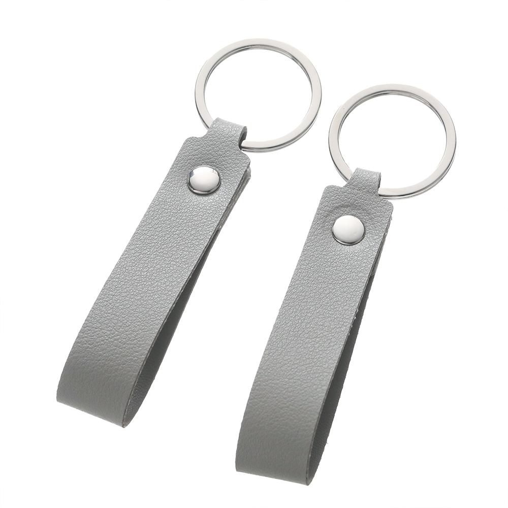 1/5pcs PU Leather Keychain Business Gift Leather Key Chain for Men Women Car Key Strap Waist Wallet KeyChains Keyrings