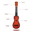 Children's Educational Wood Grain Ukulele with Steel Strings