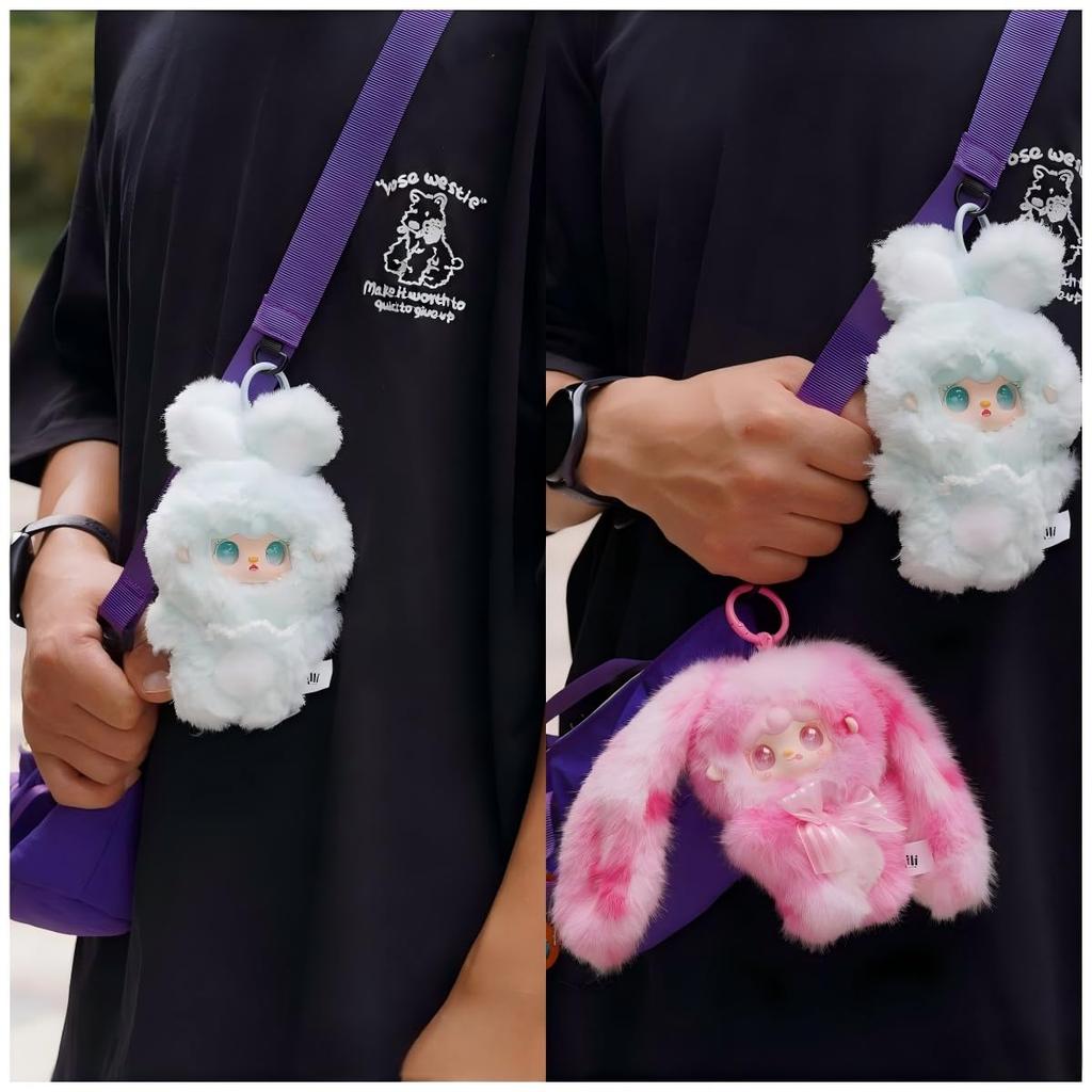 YOOKI Bouncing Rabbit Series Plush Blind Officially Quicksand Eye Electroplated Gradient Soft 8 Types 2 Special 1 Random Item Toy, Box, Authentic,