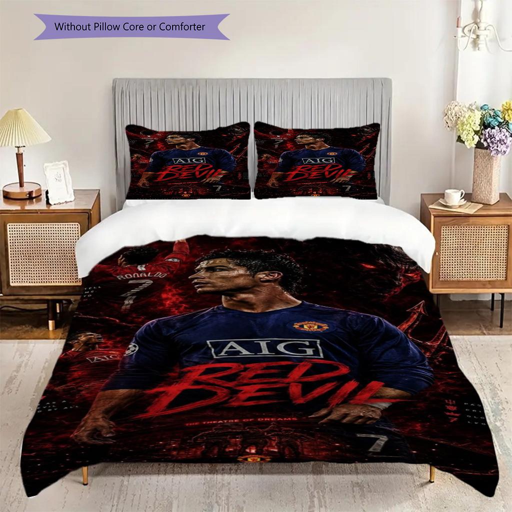 Biancheria da letto Legacy di Ronaldo (1 * copripiumino + 2 * federa, senza nucleo) Copripiumino e federa morbidi e confortevoli Regalo di Natale per compleanno