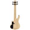 MAHALO Solid Body Ukulele Bass American Ash with Pickup MEB1PRO NAT