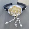 Korean Headband Pearl Flower Hanbok Hairband Fashion Tassels Traditional Headdress Stage Dance Hair Hoop Ladies