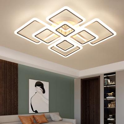Moderne LED Deckenleuchte Unterputz Deckenleuchten Fernbedienung Acryl Pendelleuchte Dimmbare Lampe Wohnzimmer