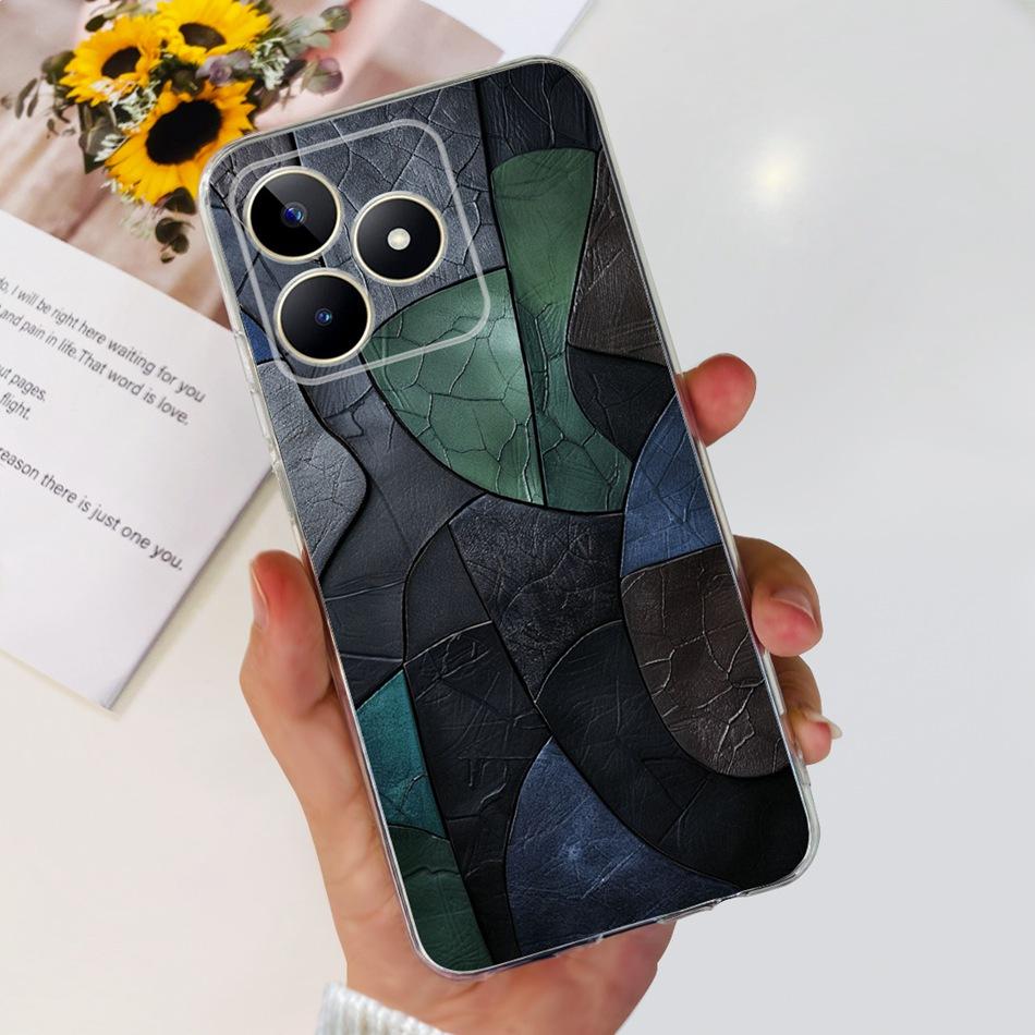 For Realme Note 50 Phone Case Realme Note50 4G RMX3834 2024 Fashion Cool Painted Soft Silicone TPU Cases