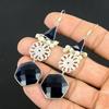 Natural London Blue Topaz Gemstone 925 Silver Drop/Dangle Earrings For Girls