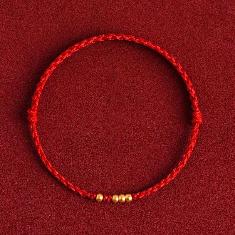 Fashion Handmade Lucky Couple Bracelets Red String Chinese Style Adjustable Bracelets Friendship Jewelry Accessories Gifts