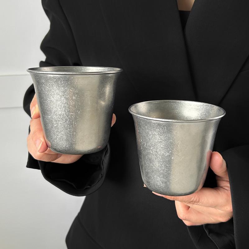 Mugs Ice Drink Cup Stainless Steel Coffee Mug 360Ml Portable Cup Travel Tumbler Coffee Jug Milk Tea Cups Office Water Mugs