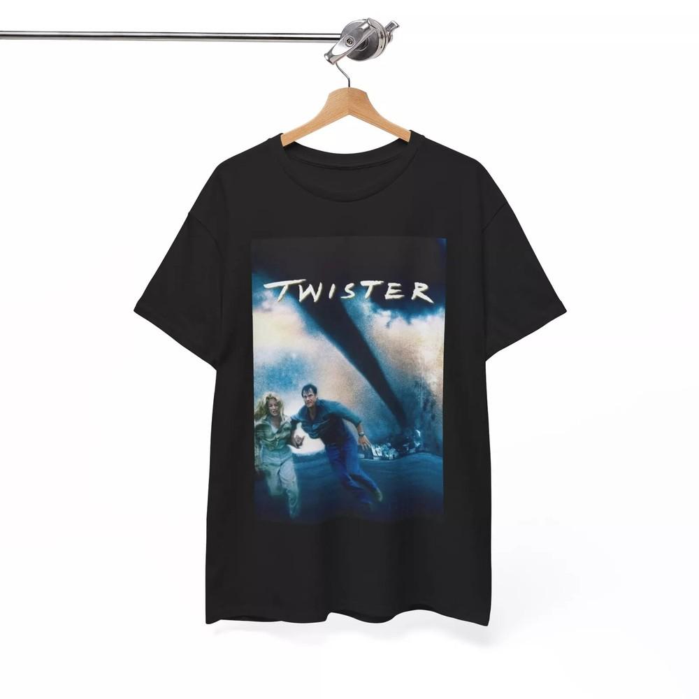 Twister Tshirt Vintage Movie Poster Retro Classic Unisex Heavy Cotton Tee Unisex T-Shirt M