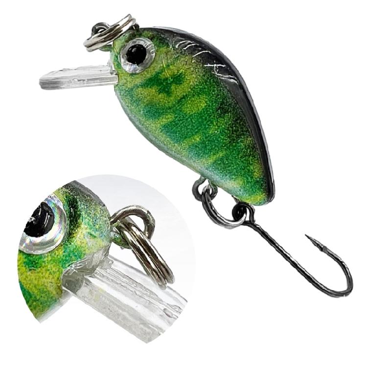 1.5g Swimbait Fishing Hard Baits Mini Lures for Bass Trout Saltwater/Freshwater