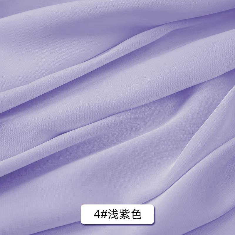 0.5m/1m/2m Soft Satin Chiffon Fabric For Clothing Skirts, Shirt Linings, Home Wear, Pajamas, Handmade DIY Fabric TJ22078