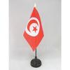 Tunisia Table Flag 15x10cm - Tunisian Golden Point