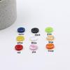 Pearlescent Solid Color Four-Hole Buttons for Shirt Cuffs and Collars