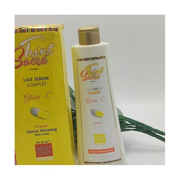 Lait Sérum Éclaircissant Teint Sucré – Glutathione, Arbutin &amp; Vitamine C