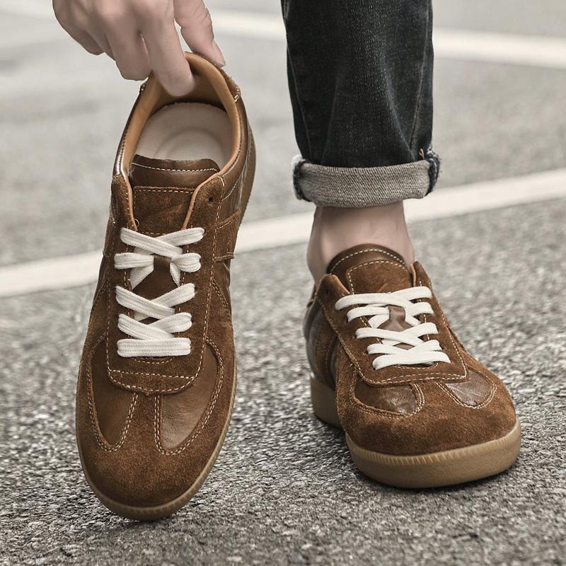 Men Oxfords Shoes High Quality Genuine Leather Shoes Man Business Casual Shoe Lace-Up Men Sports Fashion Shoes Men Sneakers