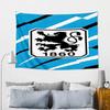Mun-chen Lion Emblem Printed Tapestry, Fabric Tapestry Wall Hanging Decoration for Bedroom, Living Room, Dorm Room Home Party Fan Gifts