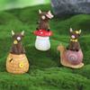 Resin Highlands Cow Sculpture Spring Desktop Ornament Resin Texture for Family with Kids and Pet Easy Cleaning